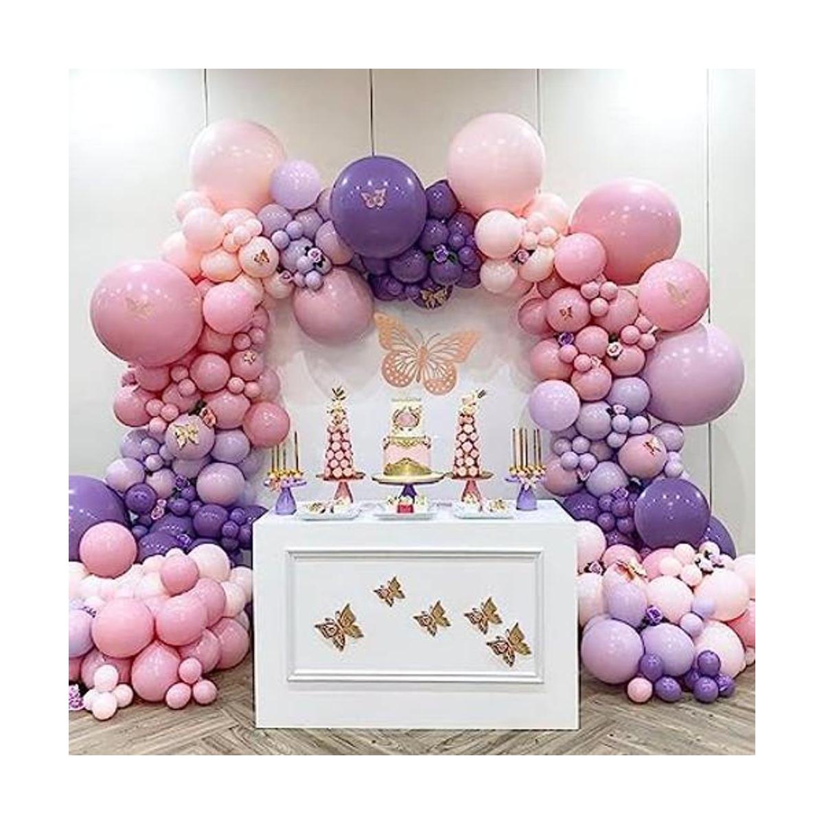 Kit de arco de guirnalda de globos 180 unidades color