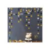 Kit de guirnalda de estrellas doradas y negras con_1
