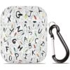 Funda para AirPods 1 y 2 Stranger Letter Things White Full_1
