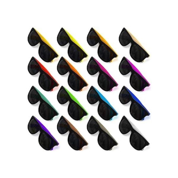 Gafas de sol de fiesta de neón de 16 colores paquete de_5