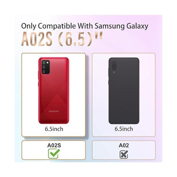 Likiyami Funda para Samsung Galaxy A02S 3 en 1 con_2