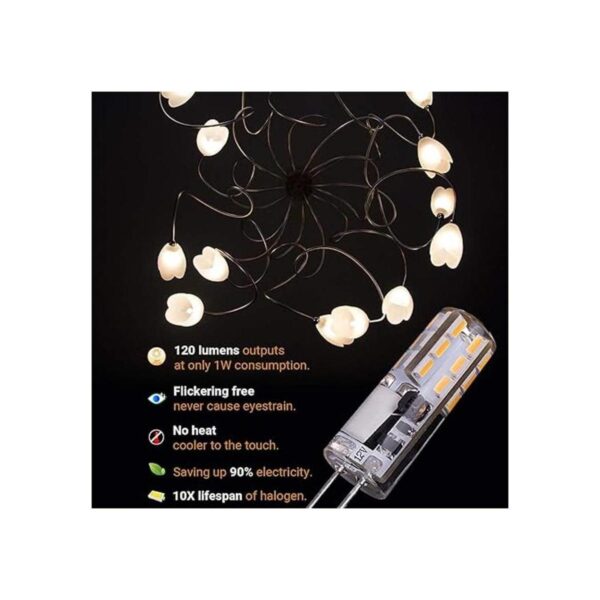 JAUHOFOGEI Bombilla LED G4 de 12 V 1 vatio de repuesto_2