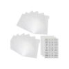 Divisores de carpeta de 6 pestañas transparentes A5 con_1