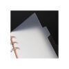 Divisores de carpeta de 6 pestañas transparentes A5 con_3