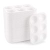 Cedilis 50 bandejas de pintura de color blanco bandeja_1
