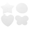 Eoutstanding 40pcs 3.0 in de plástico blanco hojas de lona_2