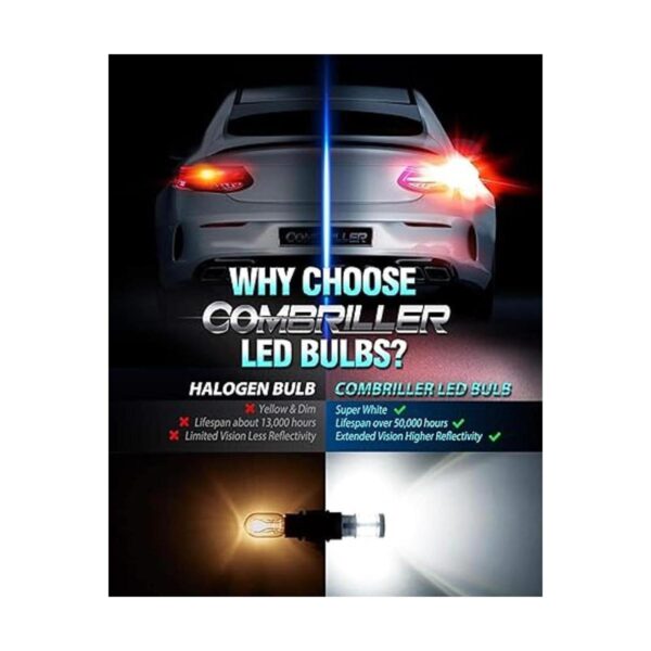 Combriller 3157 Bombilla LED de 6000 K color blanco_2
