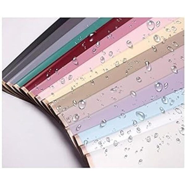 JOSON 30 hojas15 colores impermeables de papel de regalo_4