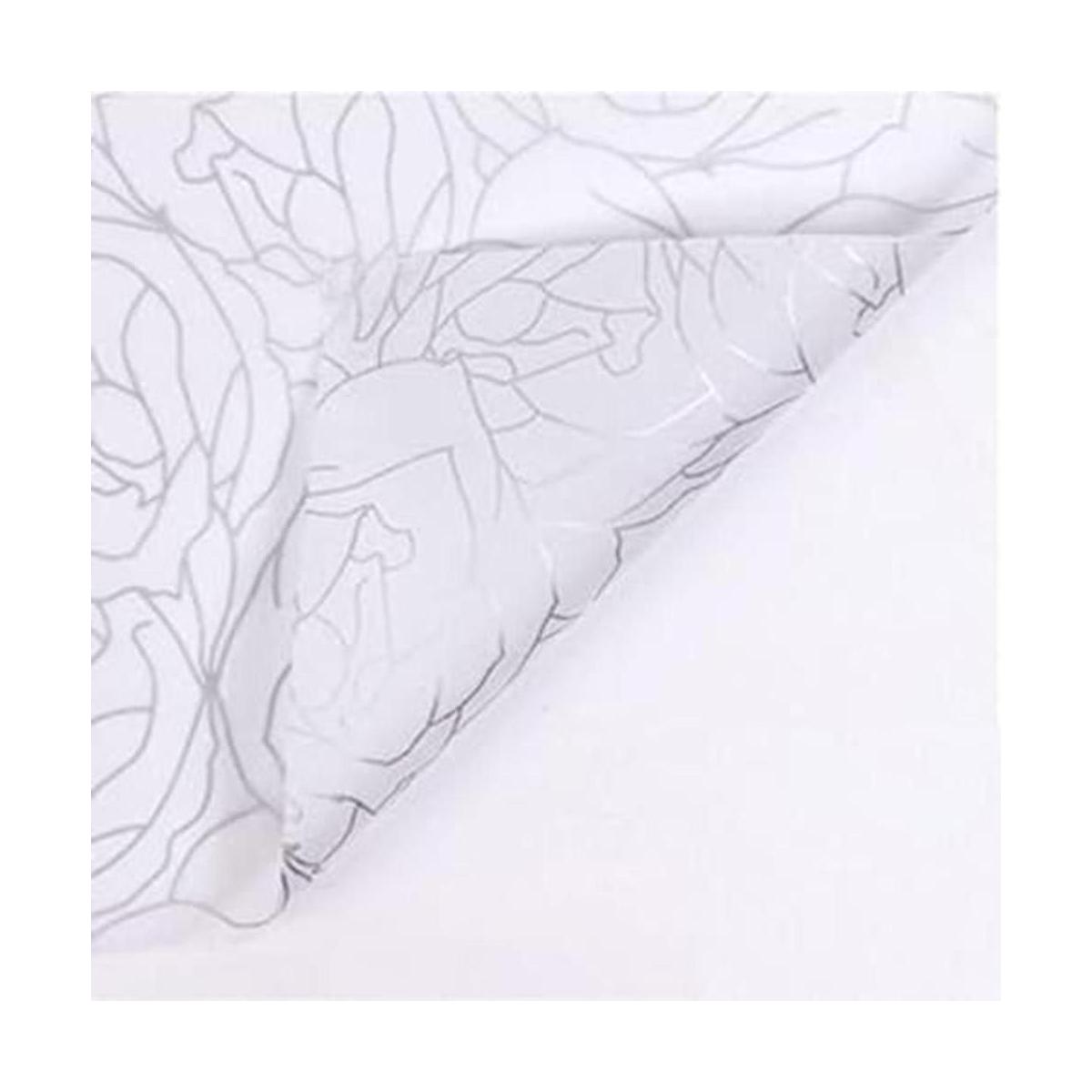 Hojas de papel de envoltura de pañuelos de flores
