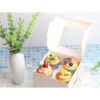 PQZKLDP Paquete de 12 cajas blancas para tartas de 6 x 6 x_5