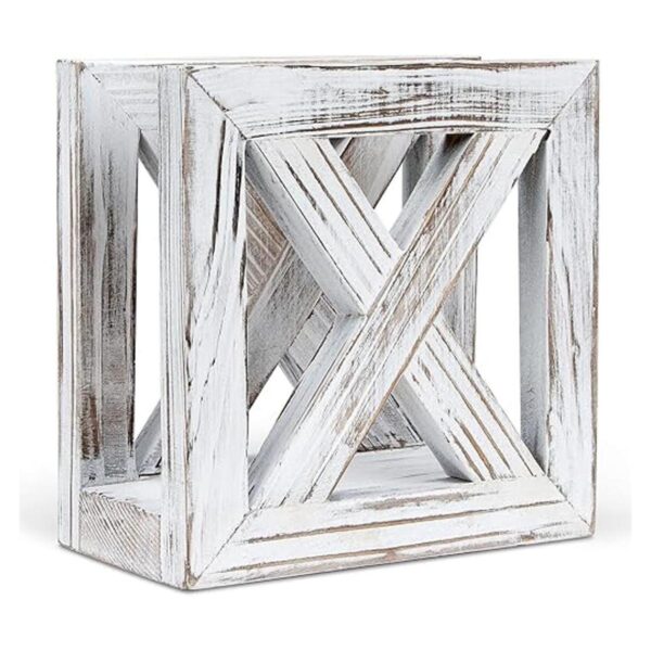 PUERSI Servilletero de madera para mesas decoración_1