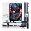Kit de pintura de diamante 5D con águila y bandera para_2