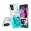 Moto G 5G 2022 Funda para teléfono con purpurina líquida_1