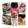 Juguetes de dinosaurio para niños de 3 años paquete de 6