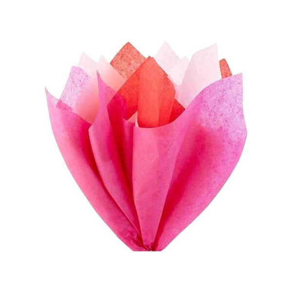 Hallmark Papel de seda a granel fucsia rojo y rosa para