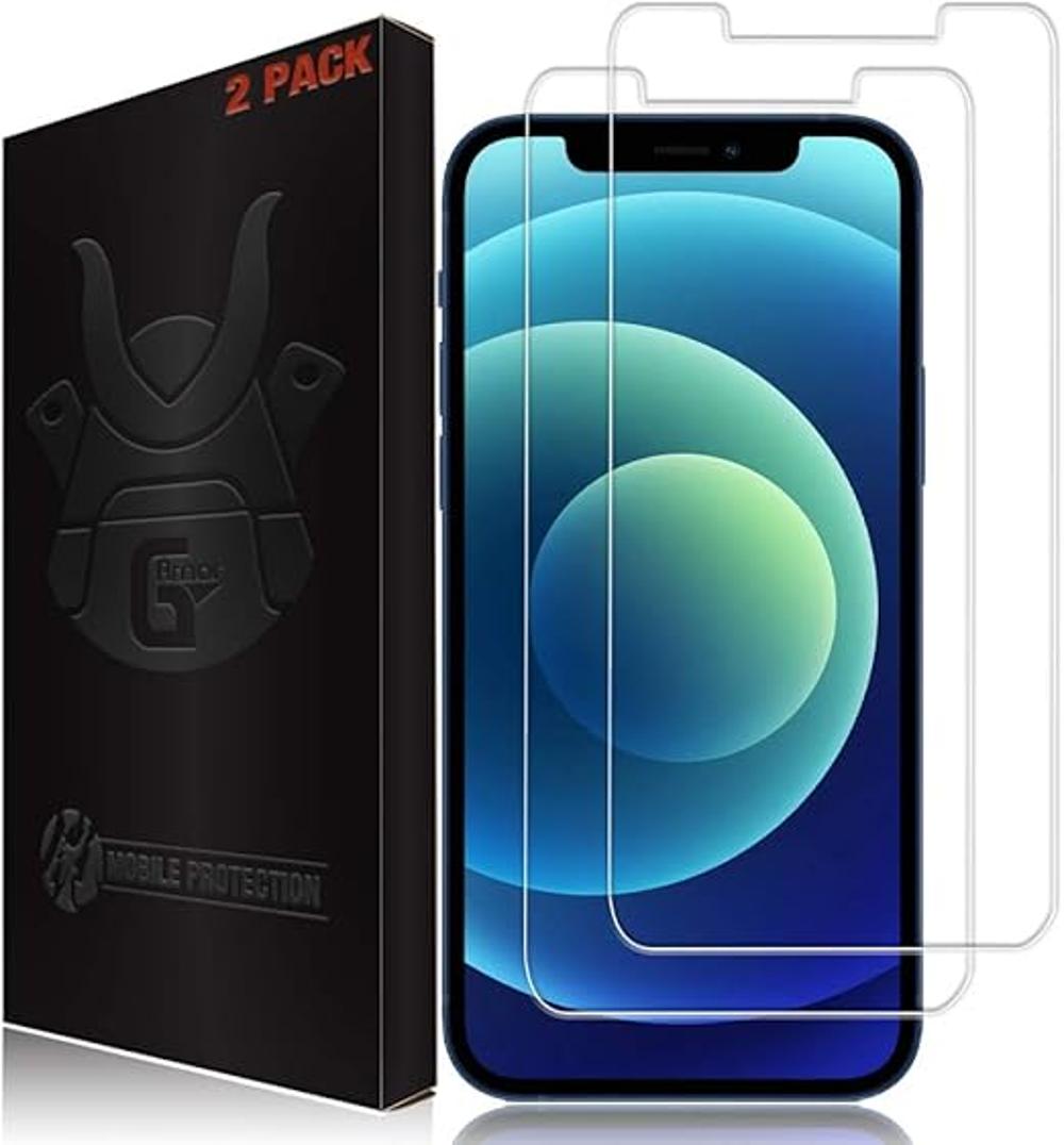 GArmor Paquete de 2 protectores de pantalla para iPhone 12