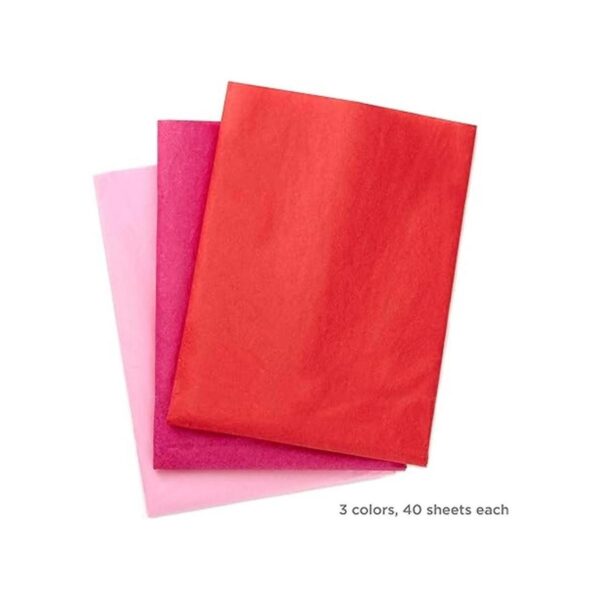 Hallmark Papel de seda a granel fucsia rojo y rosa para