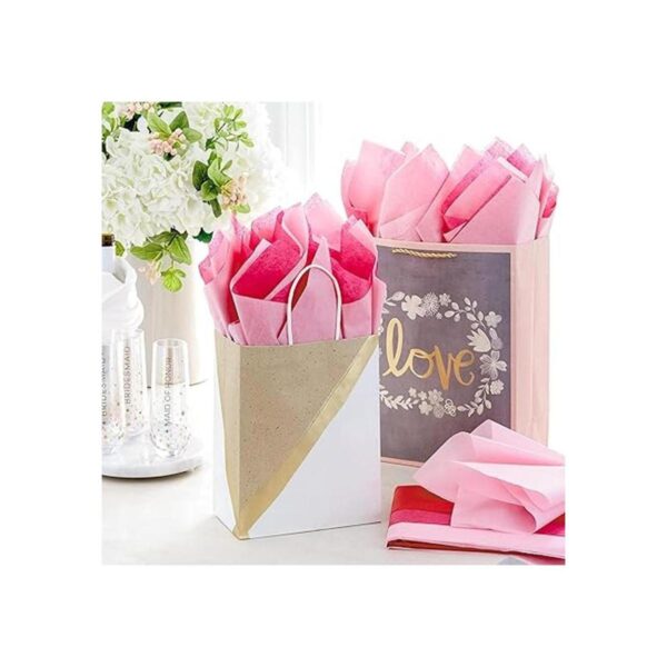 Hallmark Papel de seda a granel fucsia rojo y rosa para