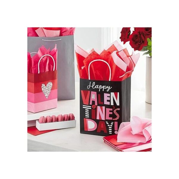 Hallmark Papel de seda a granel fucsia rojo y rosa para