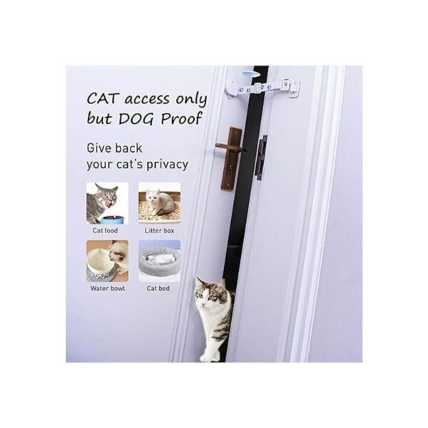 Neobay Pestillo ajustable para mascotas para puerta con