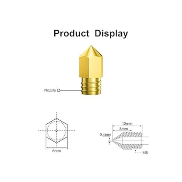 Longer LK1LK2 Boquilla para impresora 3D 5 unidades_3