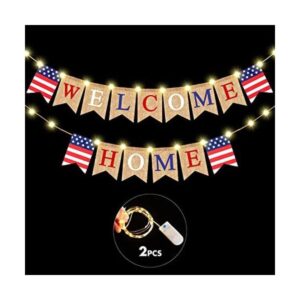 Decoración de pancarta de bienvenida para el hogar con