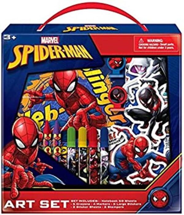 Marvel Avengers Spiderman Juego de arte para colorear con_1