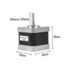 Creality Impresora 3D motor paso a paso 4240 motor paso_3