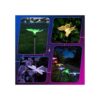 GIGALUMI Luces solares de estaca para jardín paquete de 3_4