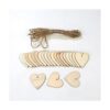 Guzon 100 rebanadas de madera de corazón natural de 2.0_1