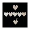 Guzon 100 rebanadas de madera de corazón natural de 2.0_3