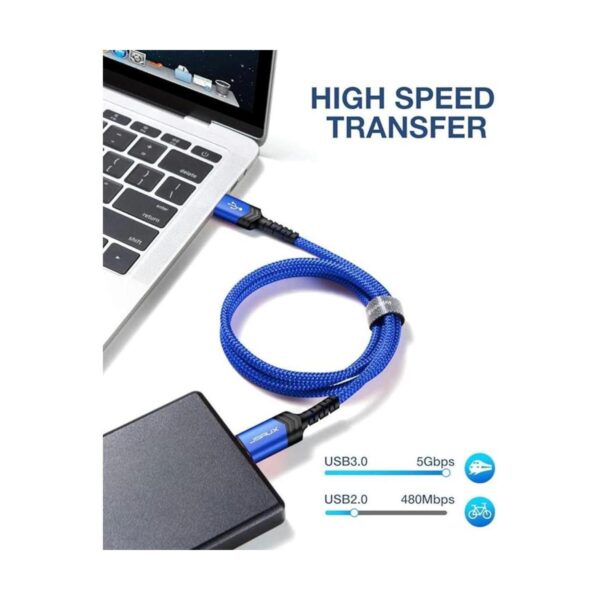 JSAUX USB 3.0 Micro Cable Cable de disco duro externo 2