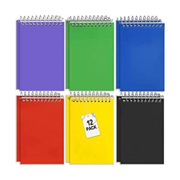 Paquete de 12 cuadernos de notas blocs de notas_1
