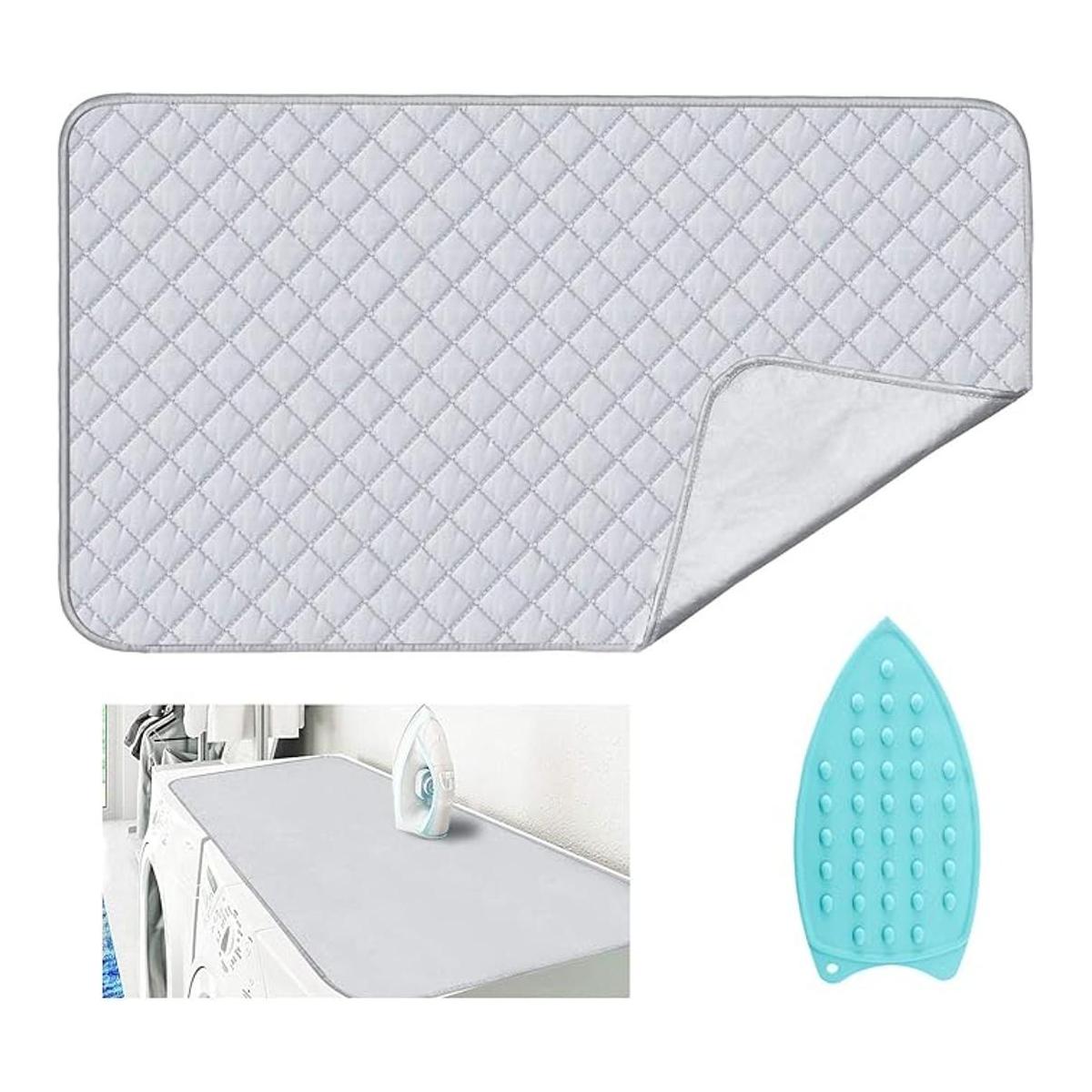 Joysog Alfombrilla de planchado para mesa con almohadilla