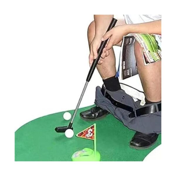 GOODLYSPORTS Juego de golf para inodoro práctica mini_5