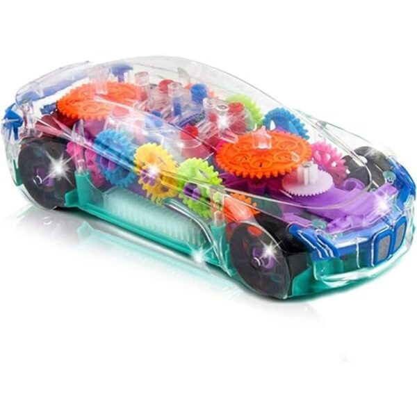 ArtCreativity Juguete de coche transparente iluminado para_1