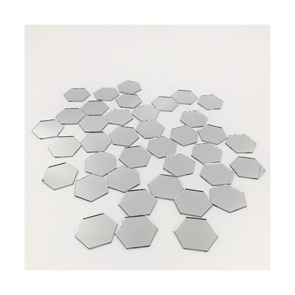NUO RUI Espejo hexagonal de 1.0 in para manualidades 100_3