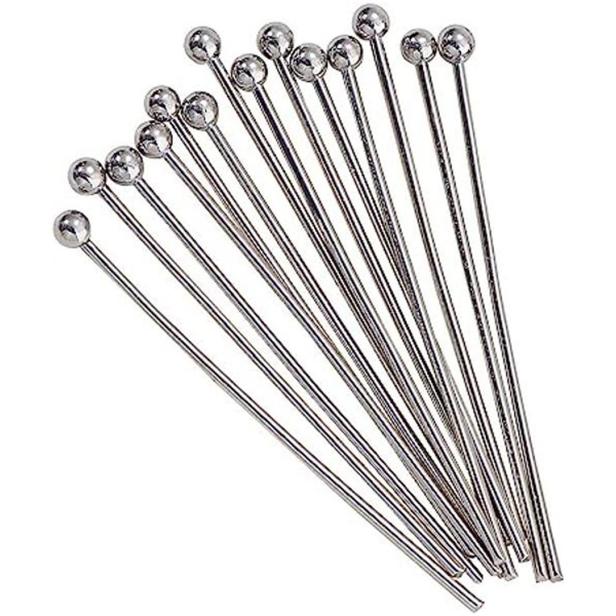 DanLingJewelry Aproximadamente 500 pines de cabeza de bola