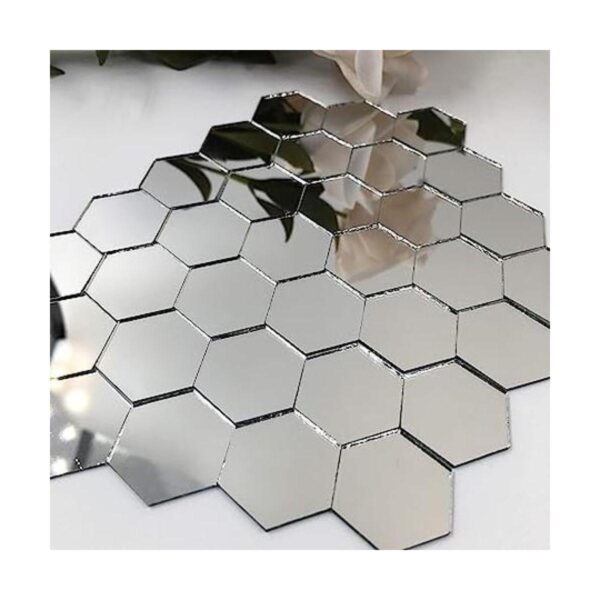 NUO RUI Espejo hexagonal de 1.0 in para manualidades 100_1