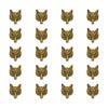 Duolai 20pcs oro antiguo zorro tallado artesanía monederos_1