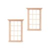 DOITOOL 2pcs 1 12 Escala Casa de Muñecas Ventana Casa de