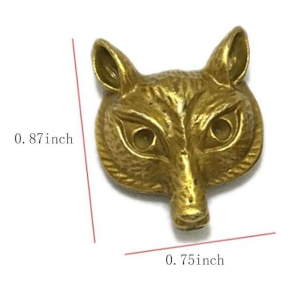 Duolai 20pcs oro antiguo zorro tallado artesanía monederos_2