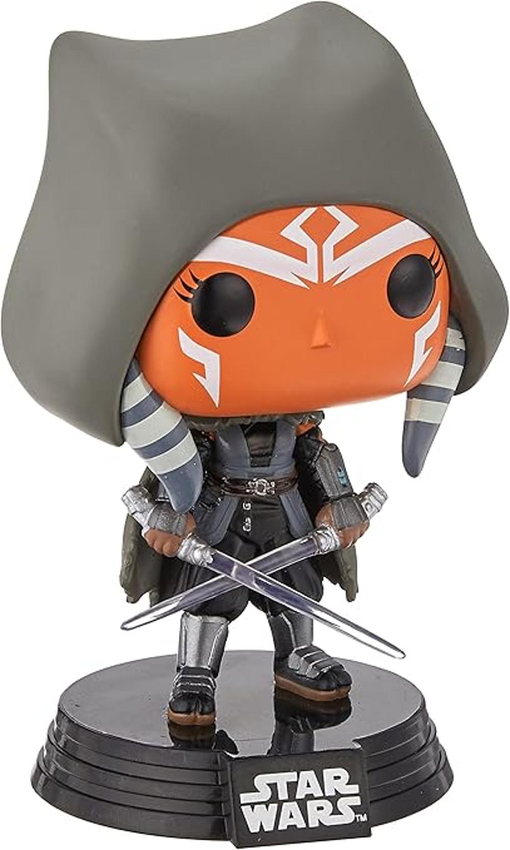 Funko Pop Star Wars The Mandalorian Ahsoka con capucha