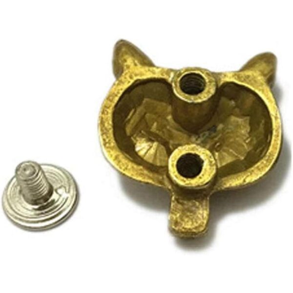 Duolai 20pcs oro antiguo zorro tallado artesanía monederos_3