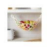 Hamaca de frutas de macramé con 2 ganchos cesta colgante_2