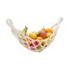 Hamaca de frutas de macramé con 2 ganchos cesta colgante_3