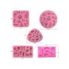 Gulinaza Summer Holiday Theme Tiny molde de silicona para