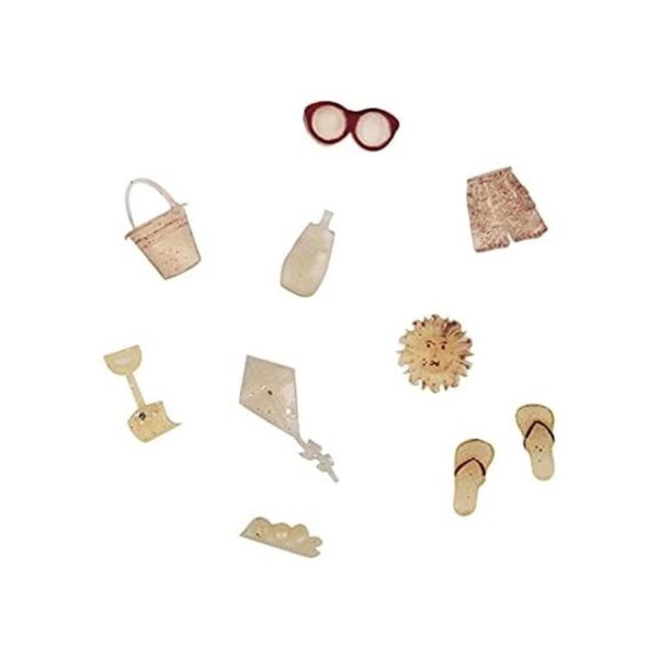 Gulinaza Summer Holiday Theme Tiny molde de silicona para