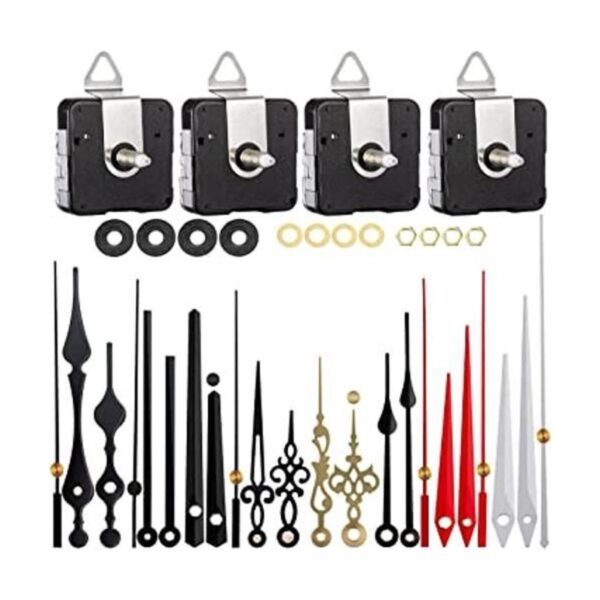 EMOON 4 piezas reloj mecanismo de repuesto kit con 8