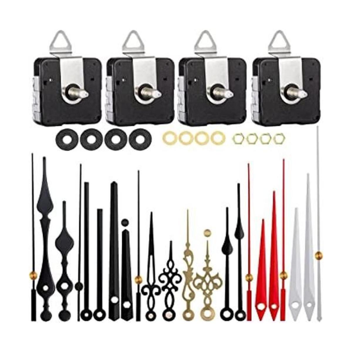 EMOON 4 piezas reloj mecanismo de repuesto kit con 8